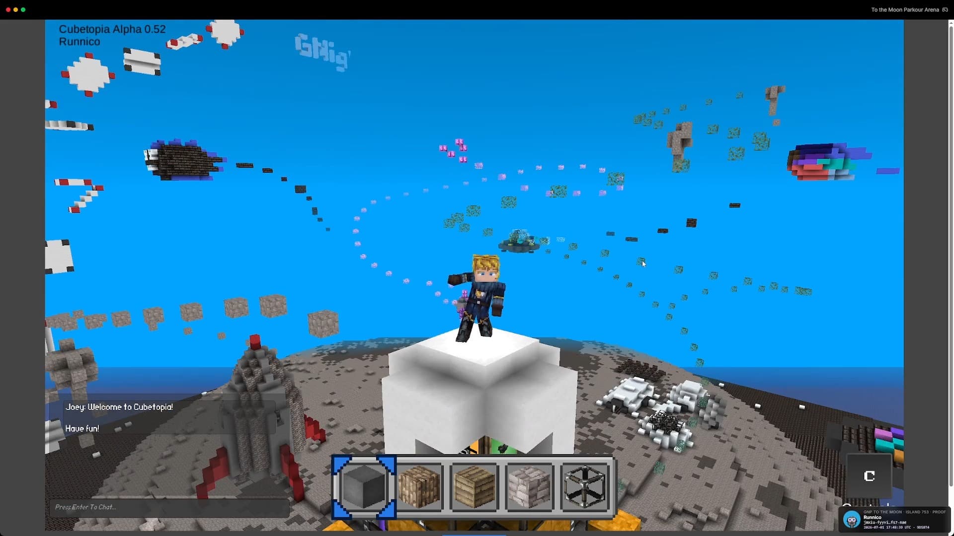 Runnico — Lunar Parkour: Course 6 Apollo 11