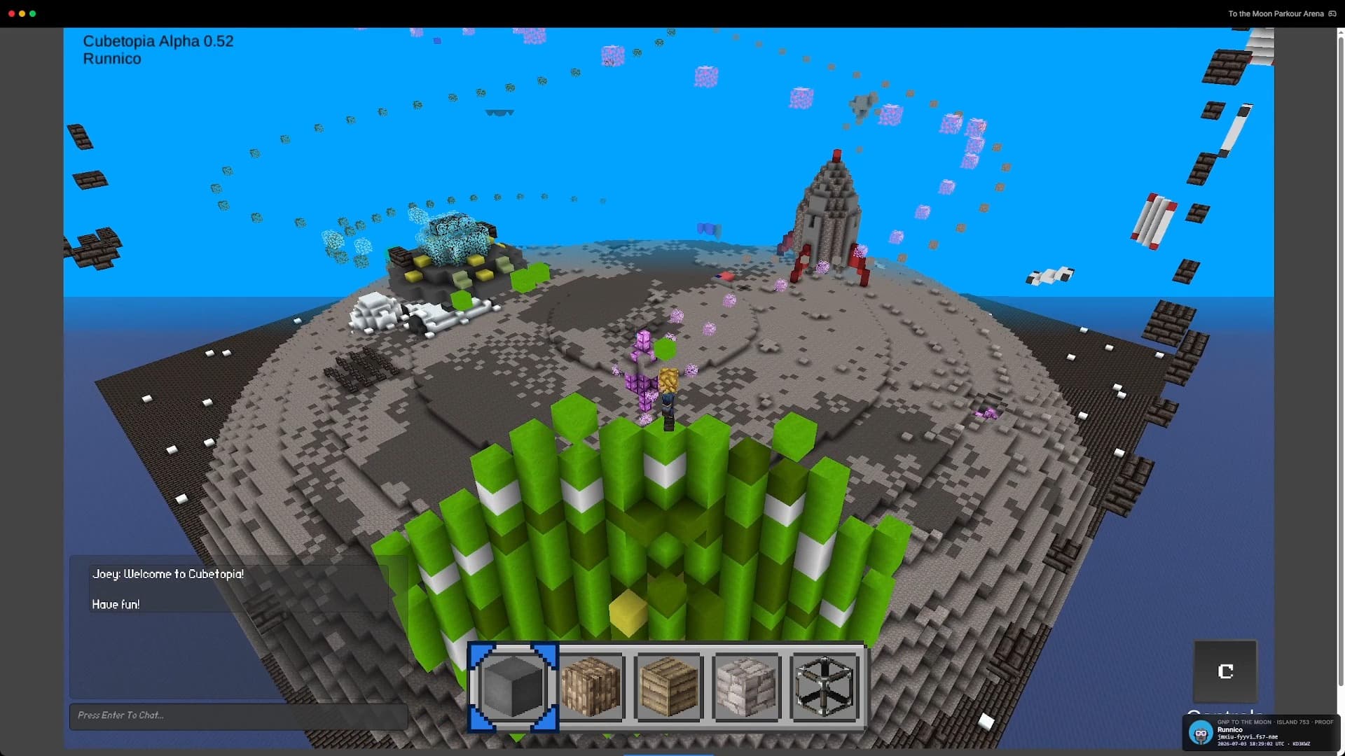 Runnico — Lunar Parkour: Course 5 Ricks Portal